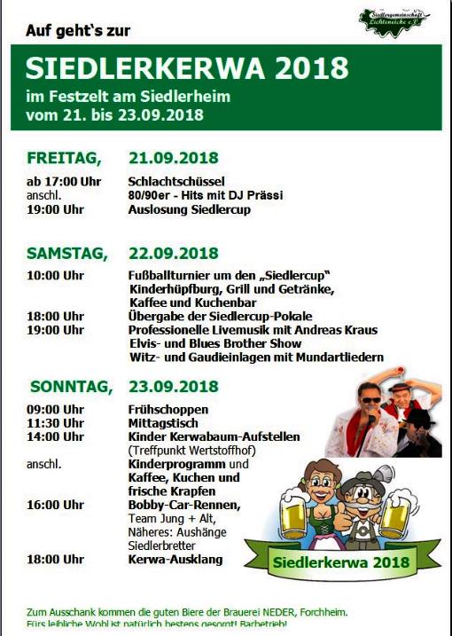 Programm Siedlerwerwa 2018