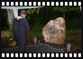 Gedenkstein Einweihung